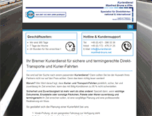 Tablet Screenshot of kurierdienst-manfred-bruns.net